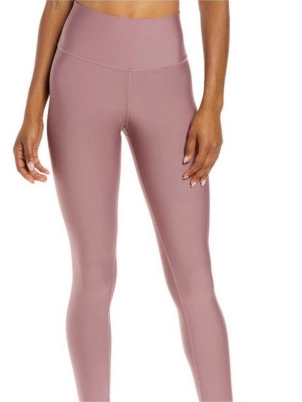 Alo Mauve Pink High Waist Airlift 28” Inseam Leggings Yoga Pants XS